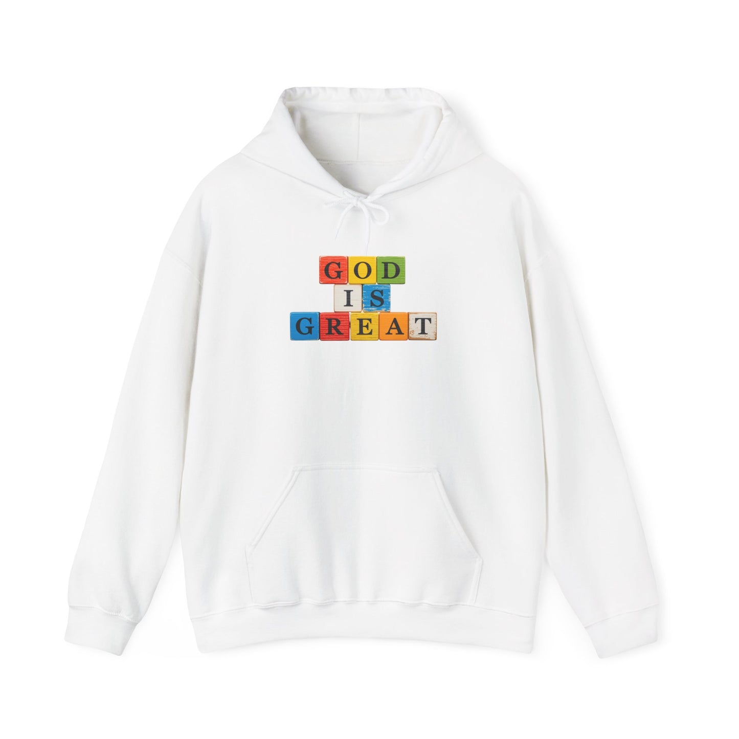 Blocked "God is" Hoodie
