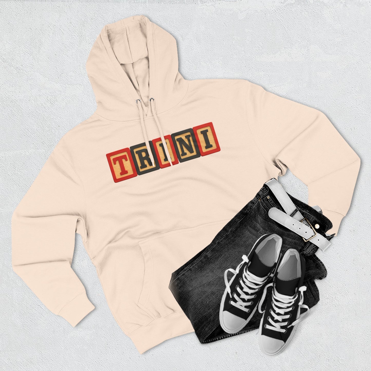 Blocked "Trini" Hoodie