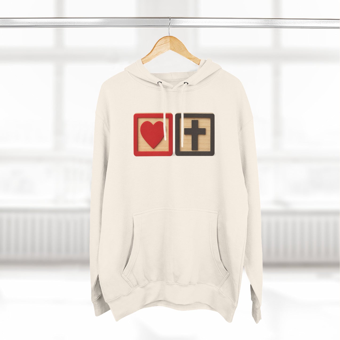 Blocked "Love Christ" Hoodie