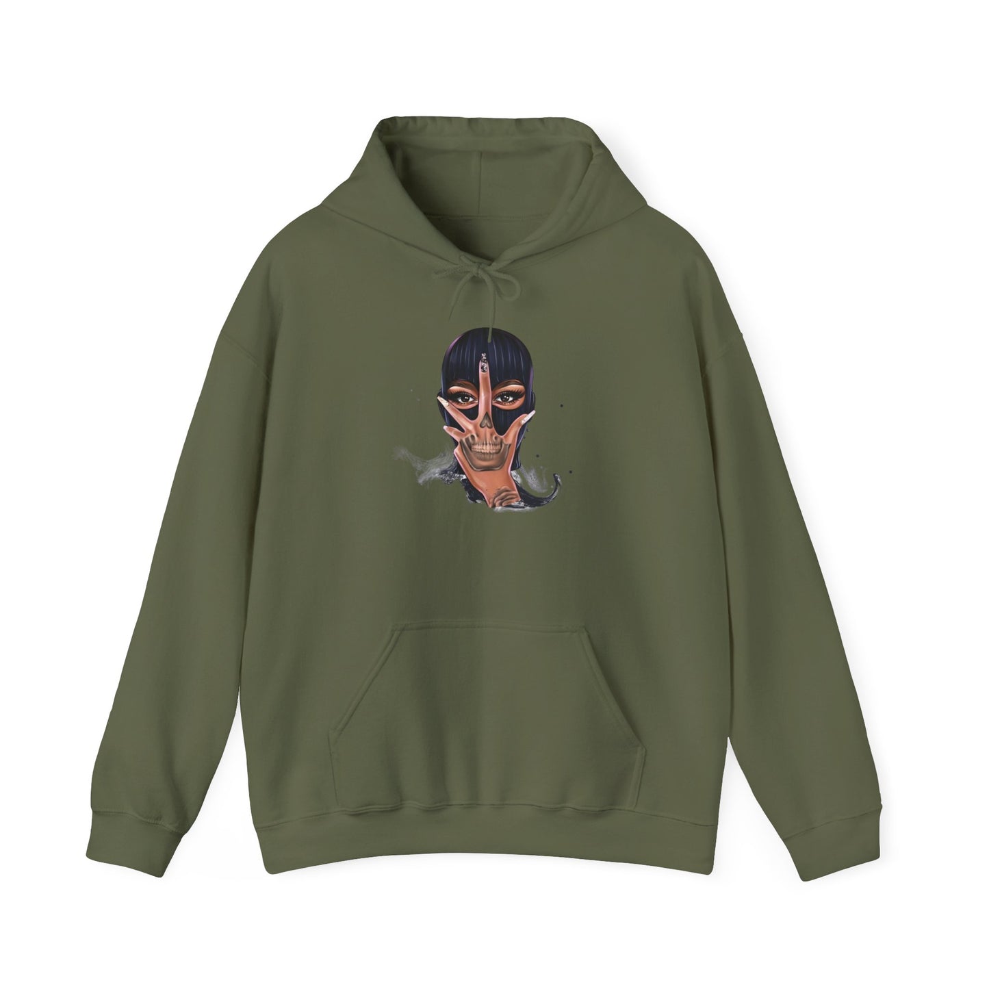 Blocked "Faceless" Hoodie