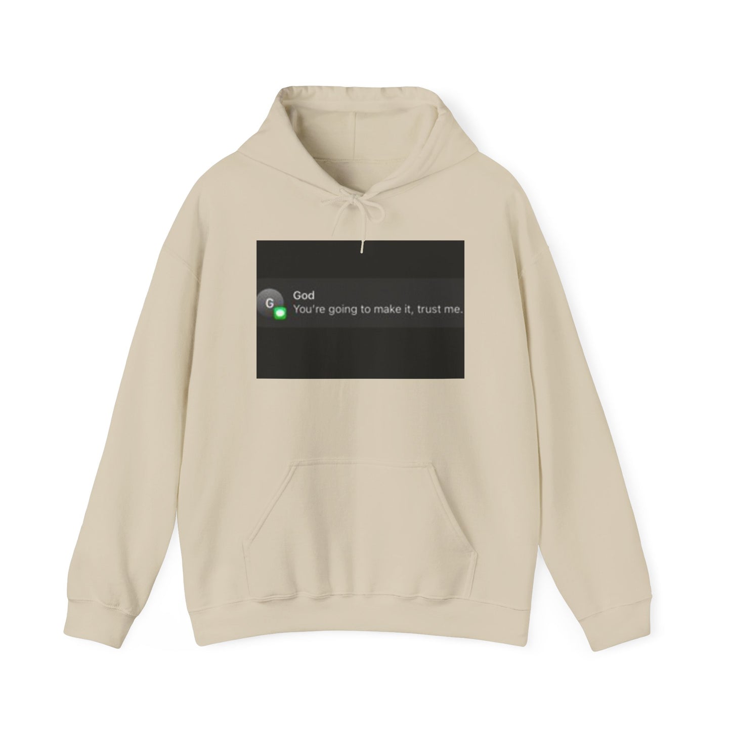 Blocked "God's Texting" Hoodie