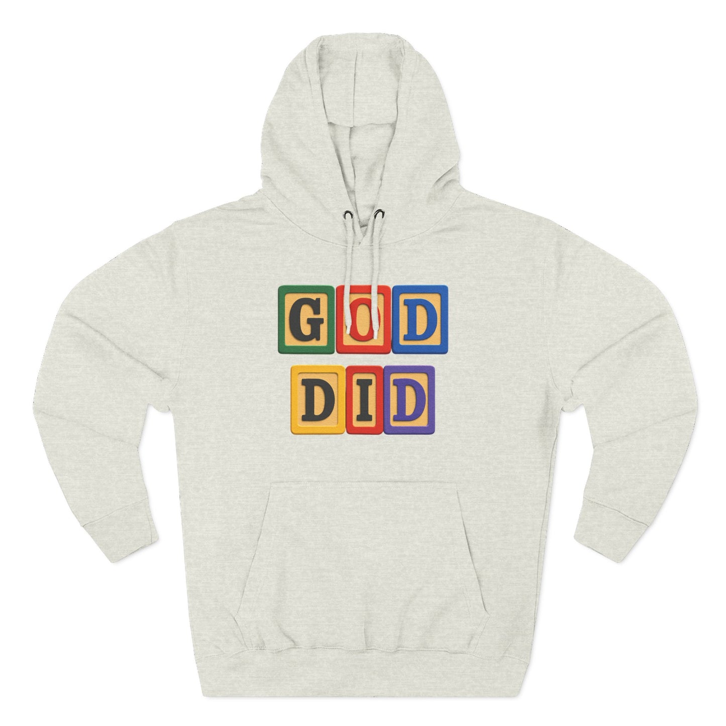 Blocked "God Did" Hoodie