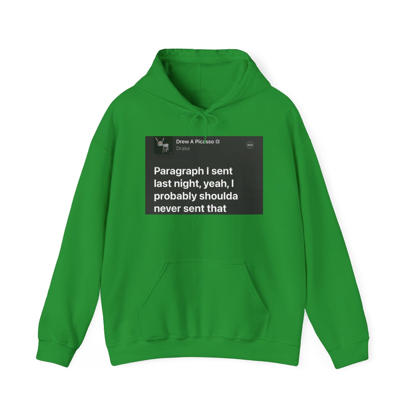 Blocked "Paragraph" Hoodie