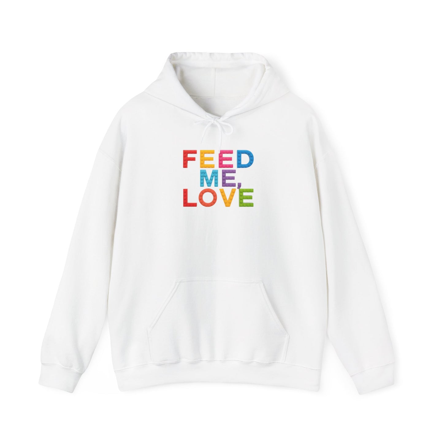 Blocked "Feed Me, Love" Hoodie