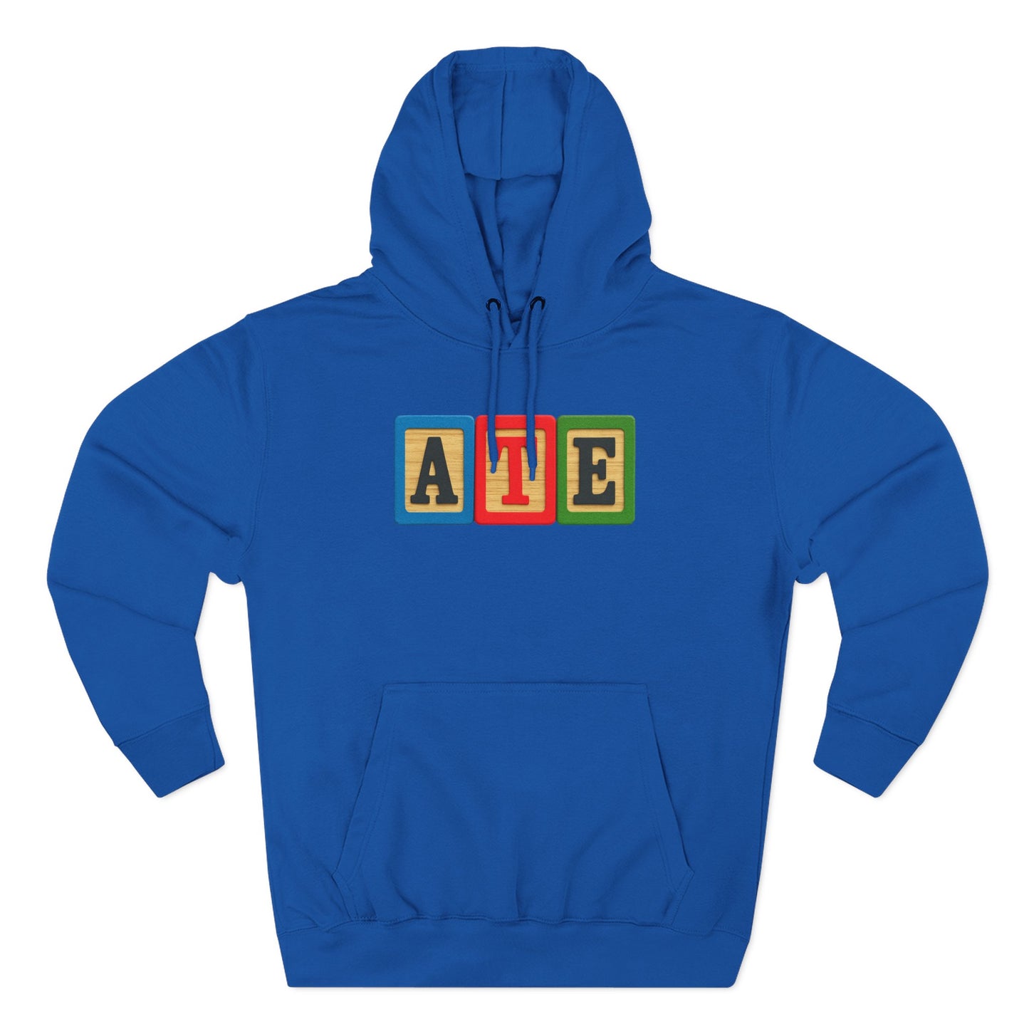 Blocked "ATE" Hoodie