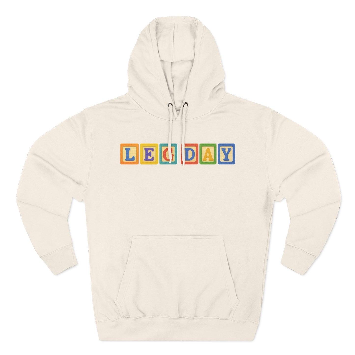 Blocked "Leg Day" Hoodie