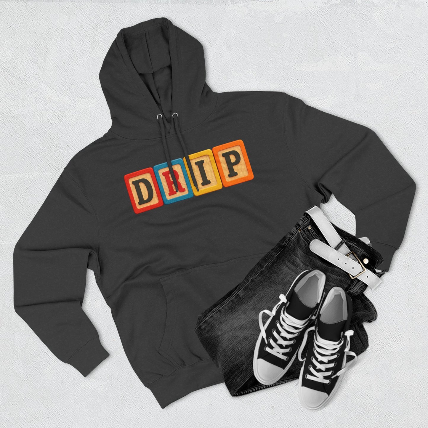 Blocked "DRIP" Hoodie