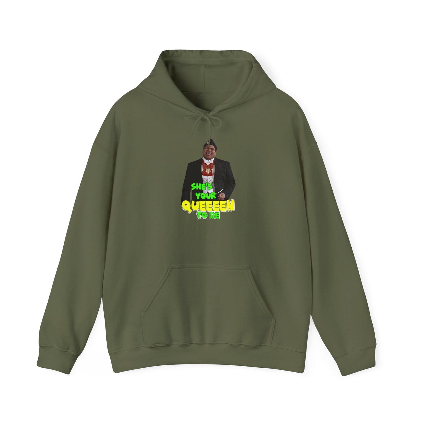 Blocked "Your Queen" Hoodie