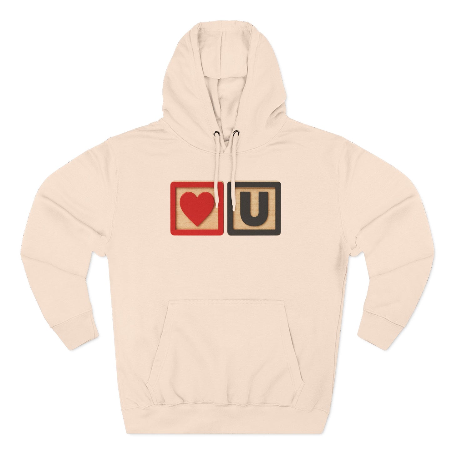 Blocked "Love You" Hoodie