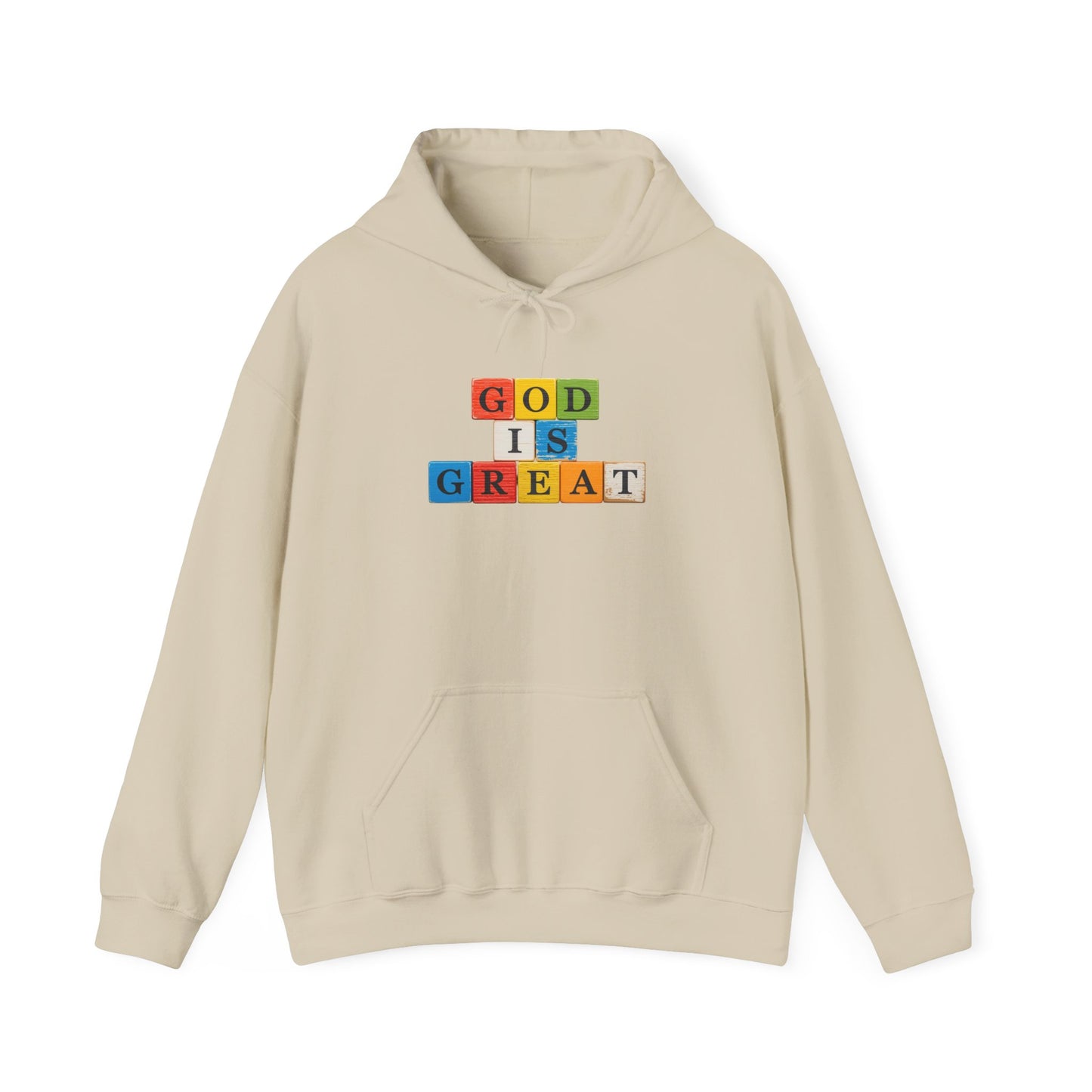 Blocked "God is" Hoodie