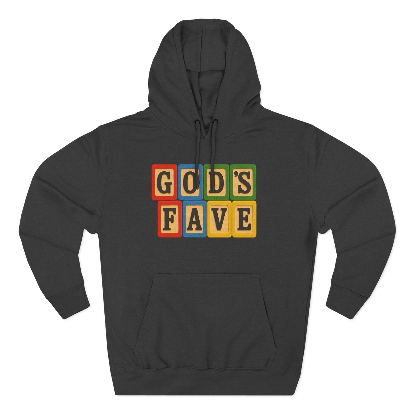 Blocked "God's Fave" Hoodie