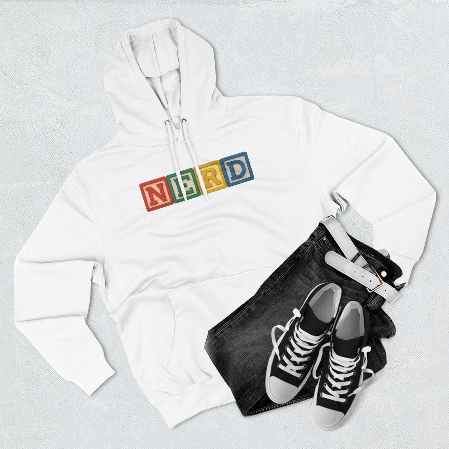 Blocked "NERD" Hoodie