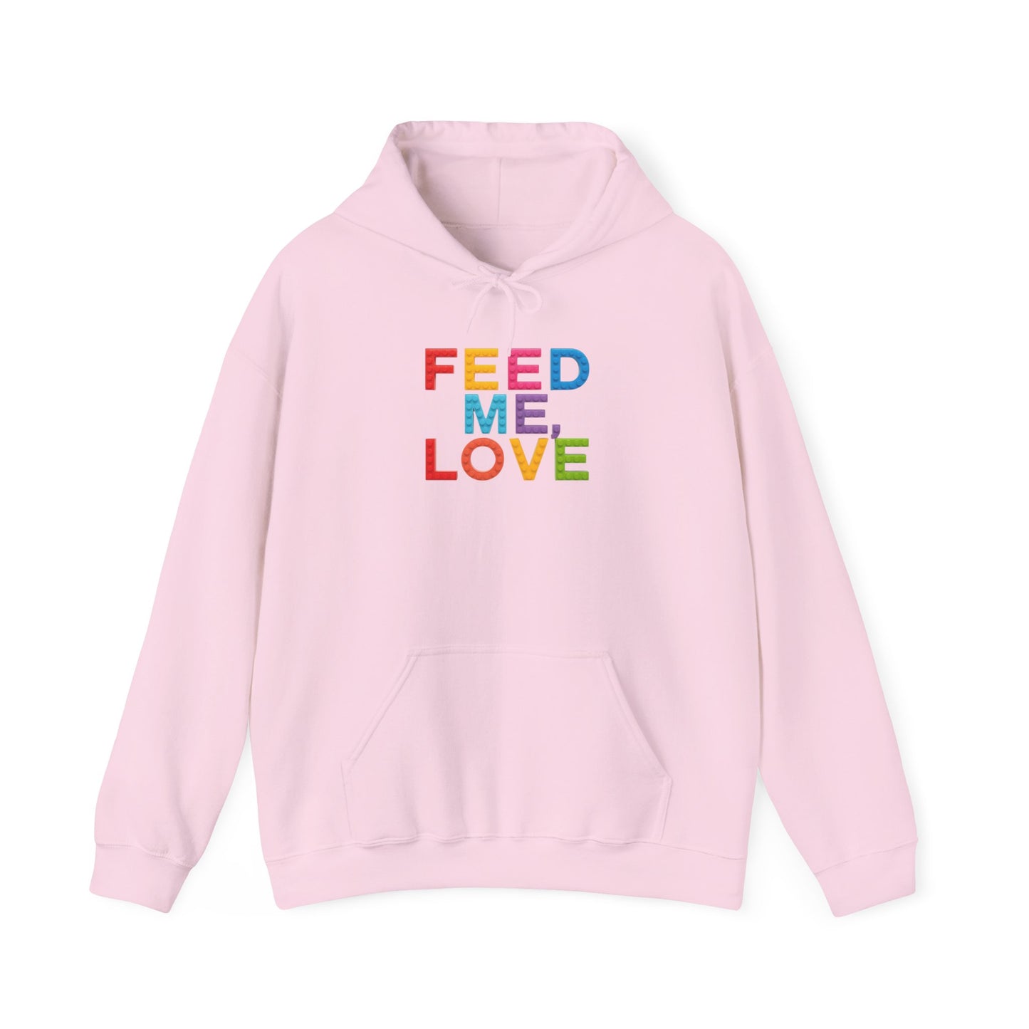 Blocked "Feed Me, Love" Hoodie