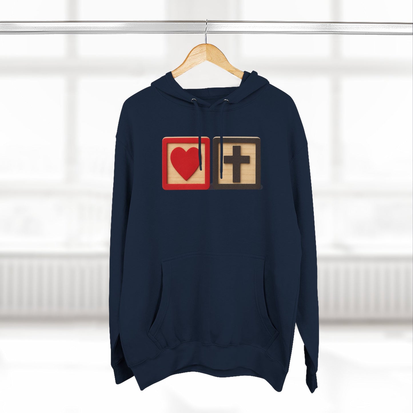 Blocked "Love Christ" Hoodie