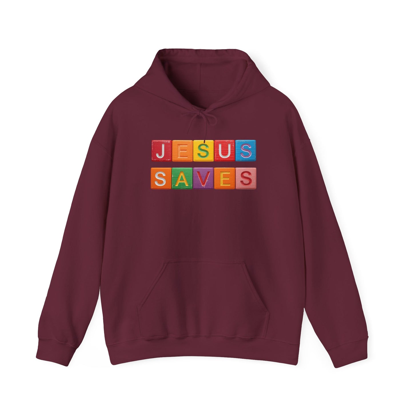 Blocked "Jesus Saves" Hoodie