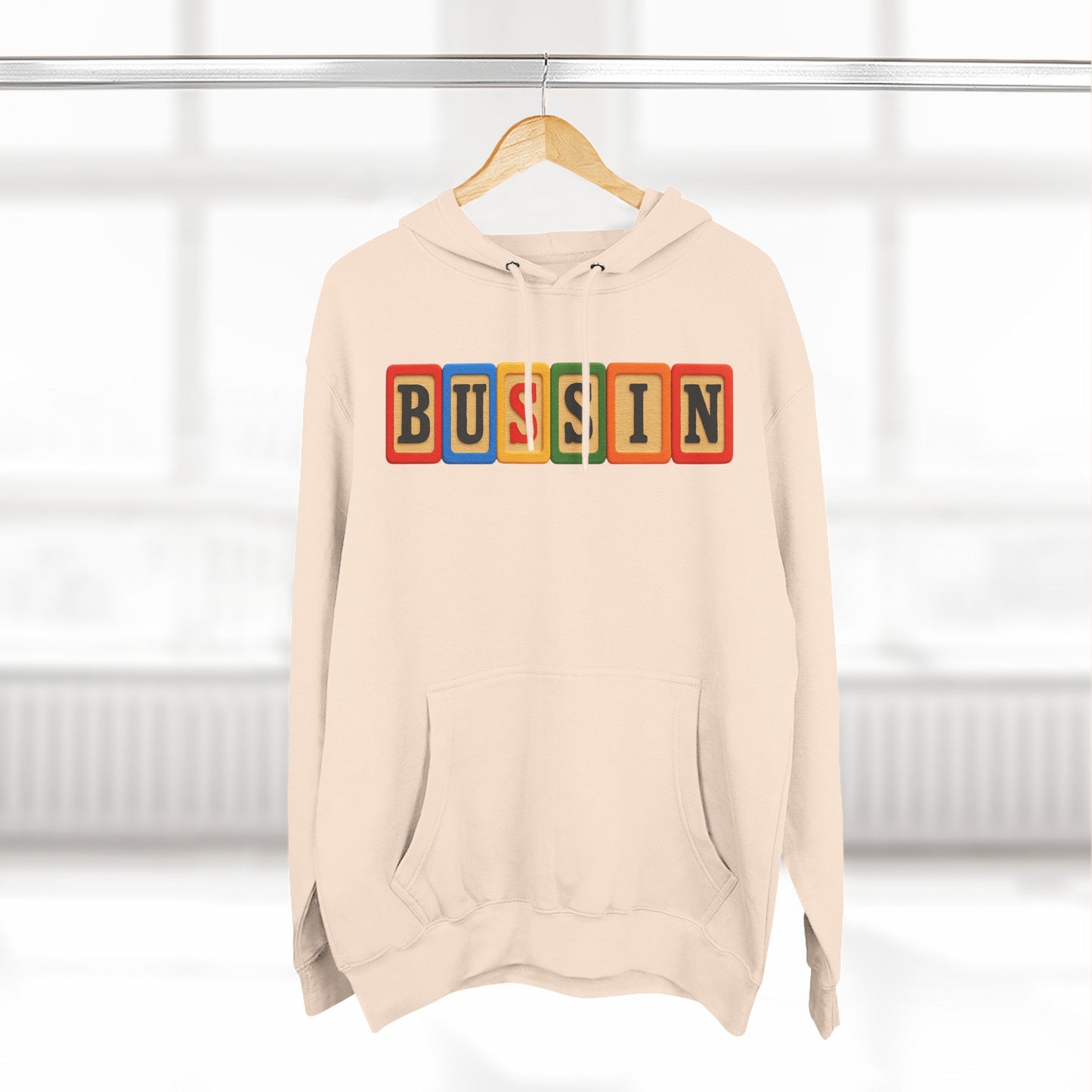 Blocked "Bussin" Hoodie