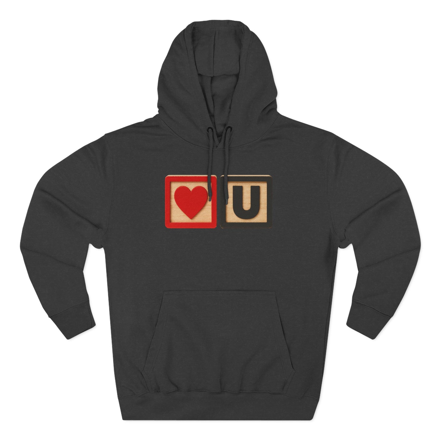 Blocked "Love You" Hoodie