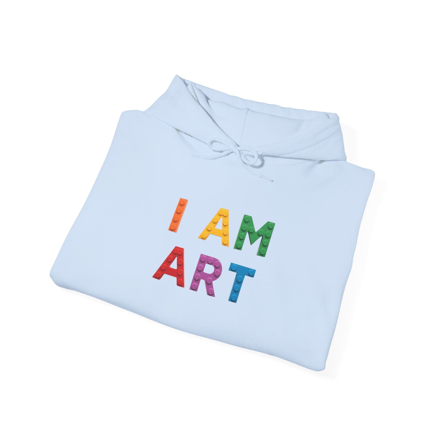 Blocked "I am Art" Hoodie