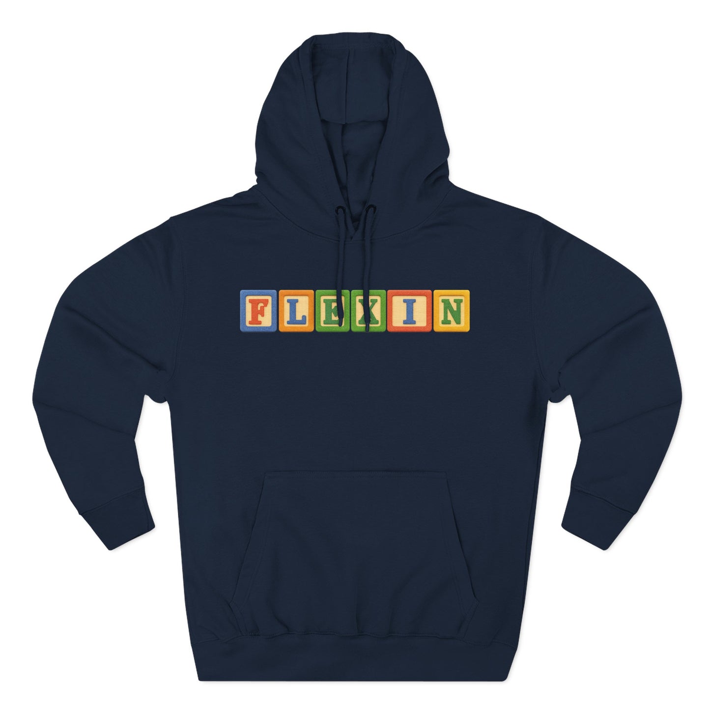 Blocked "Flexin" Hoodie