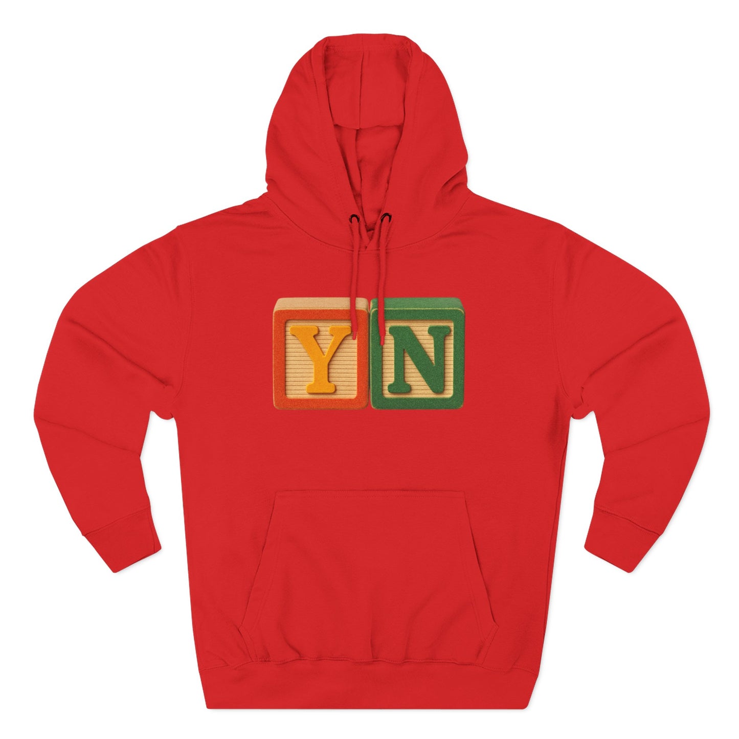 Blocked "YN" Hoodie