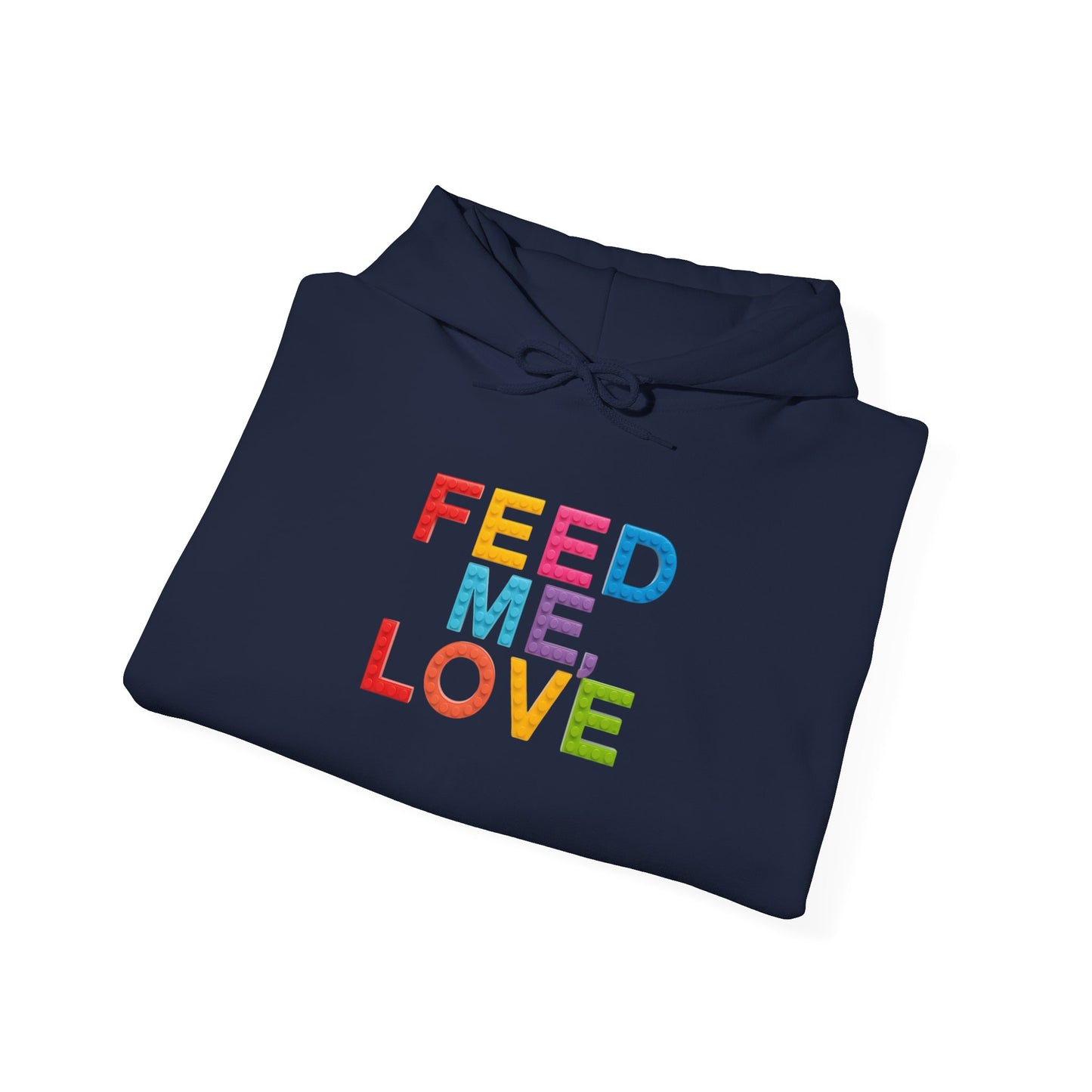 Blocked "Feed Me, Love" Hoodie