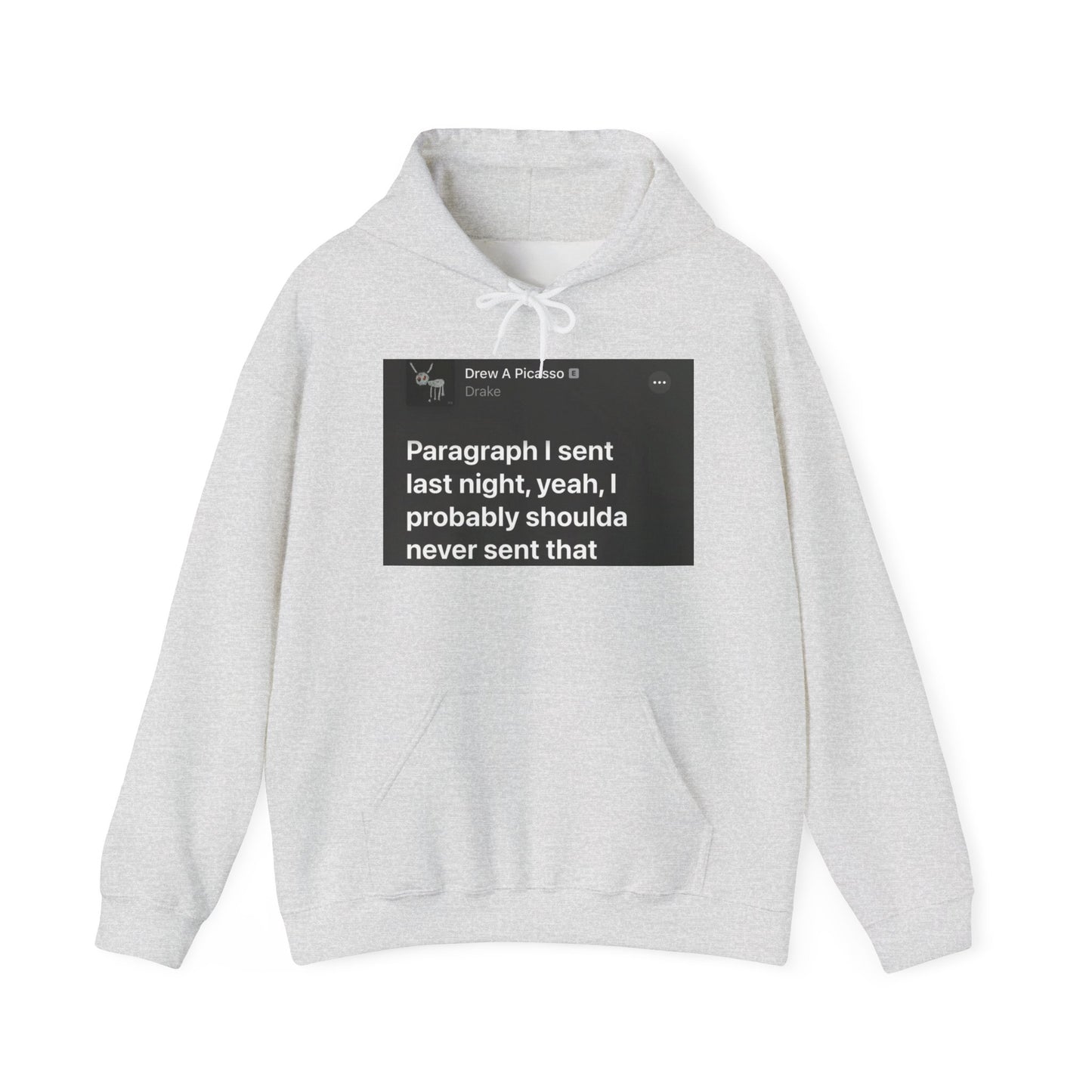 Blocked "Paragraph" Hoodie