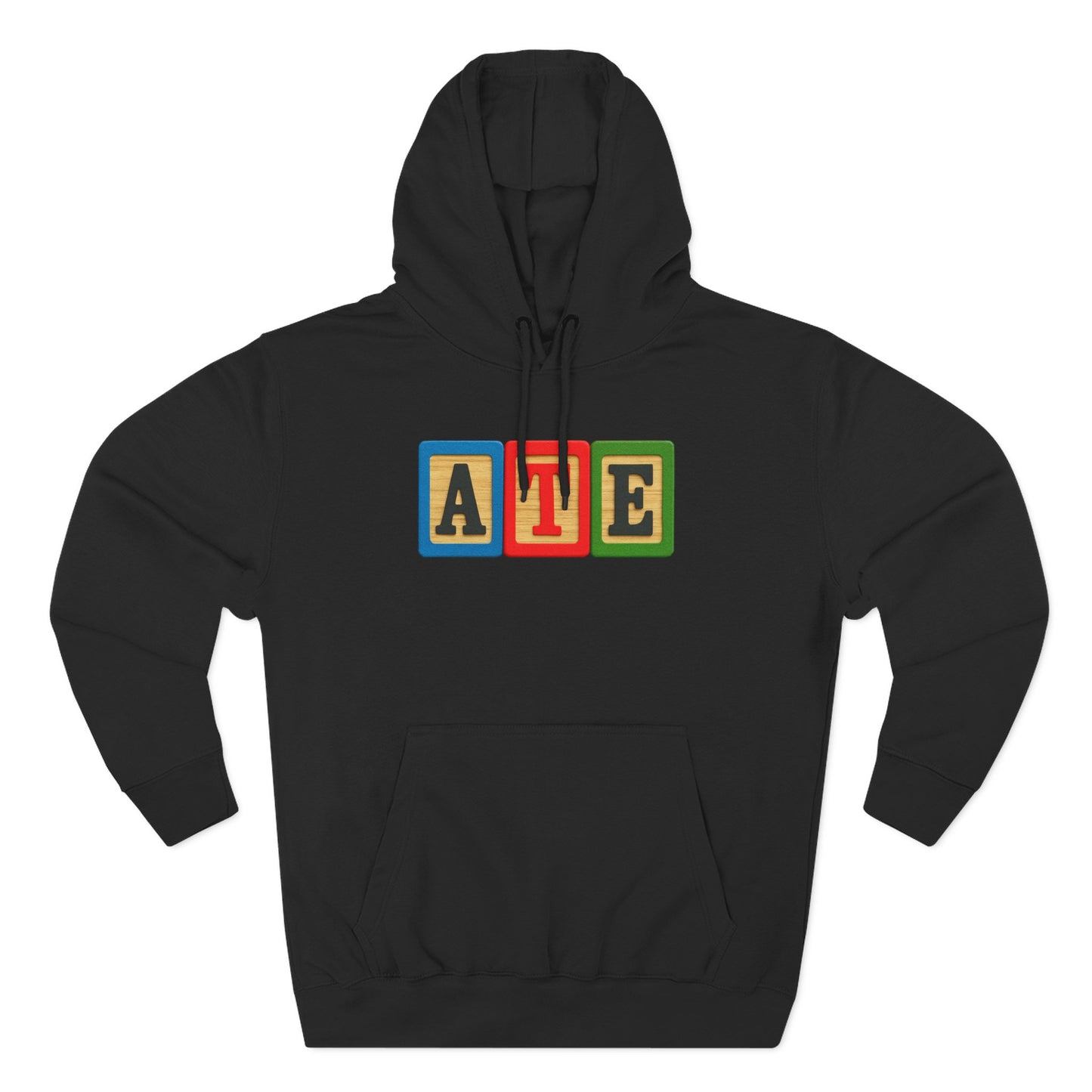 Blocked "ATE" Hoodie