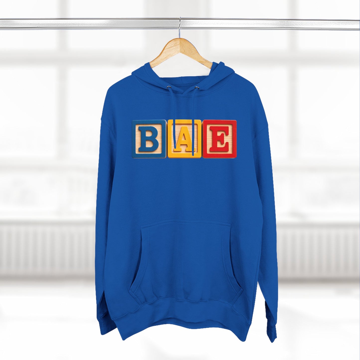 Blocked "BAE" Hoodie