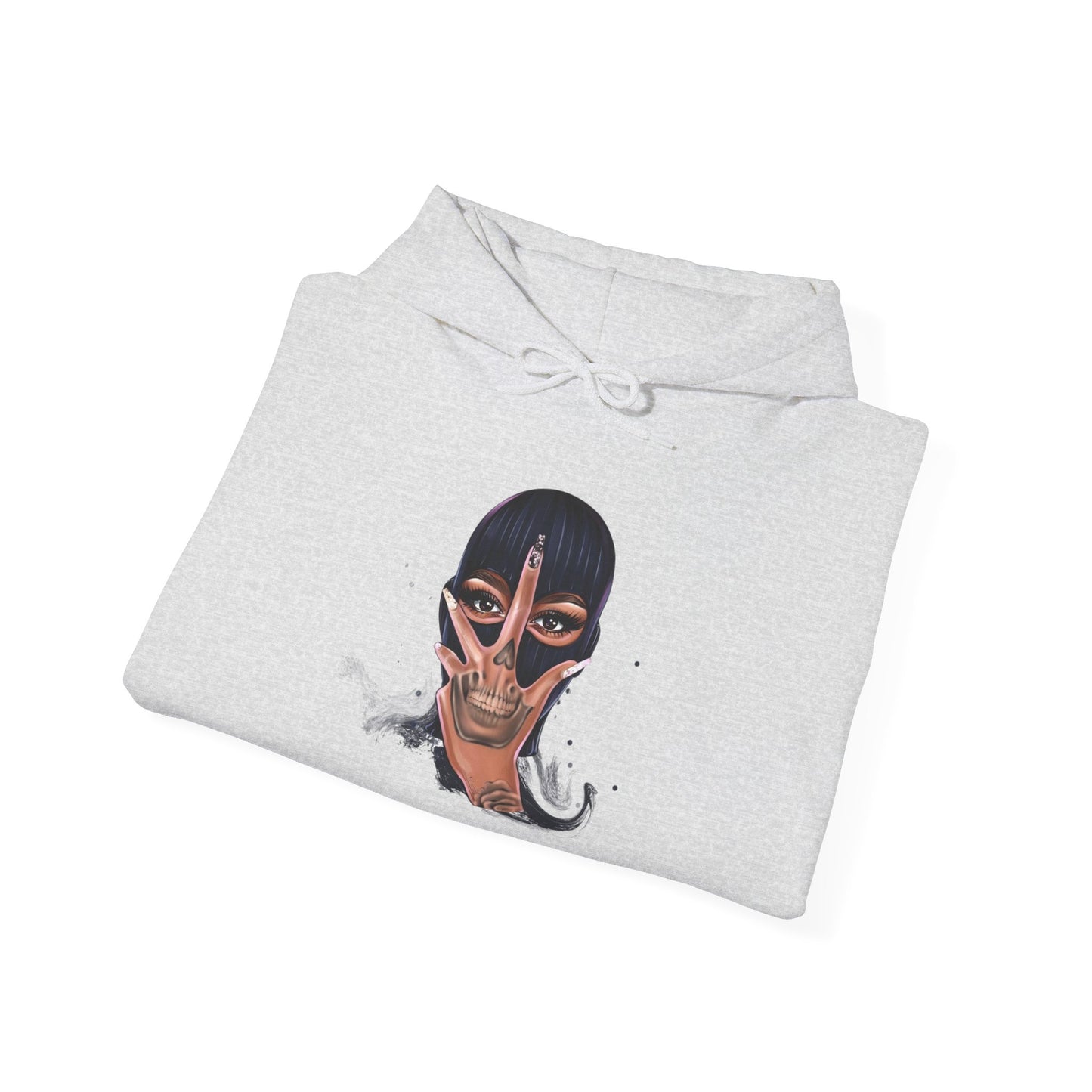 Blocked "Faceless" Hoodie