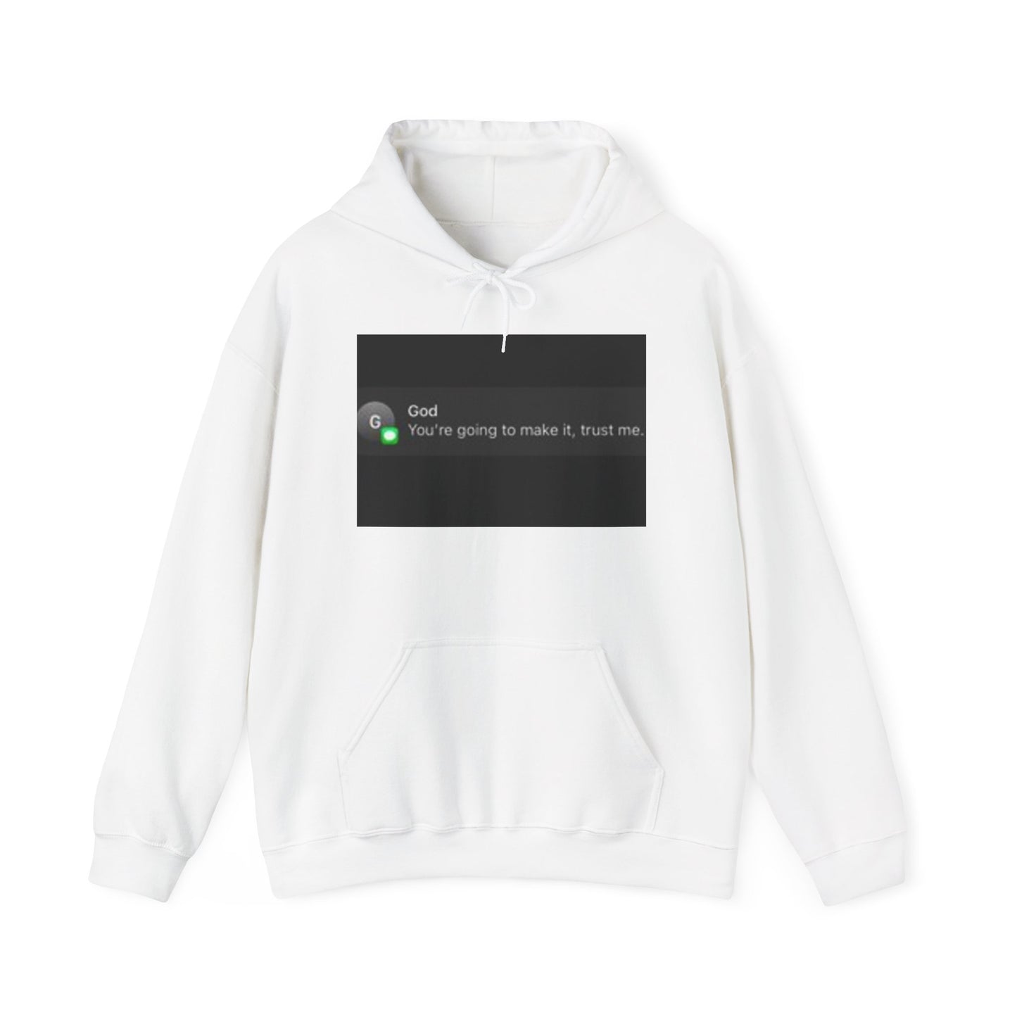 Blocked "God's Texting" Hoodie