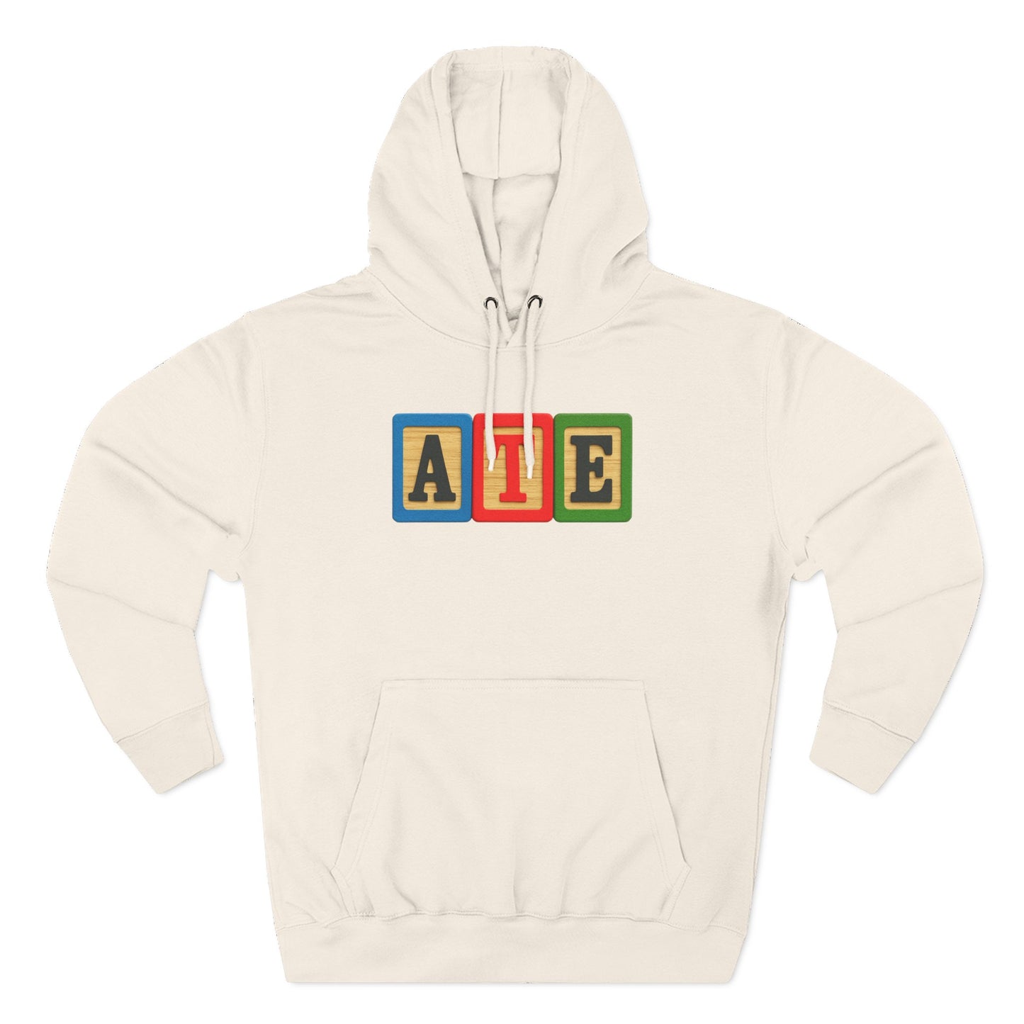 Blocked "ATE" Hoodie