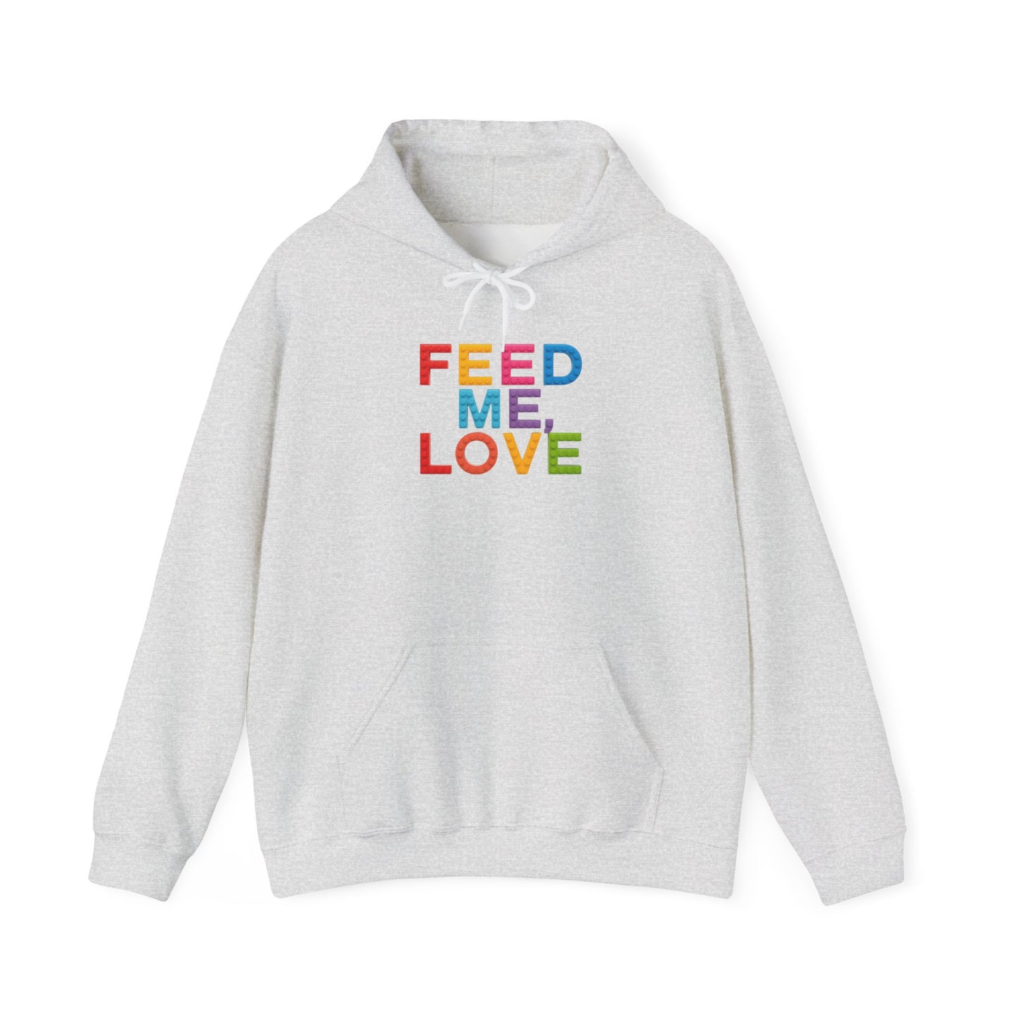 Blocked "Feed Me, Love" Hoodie