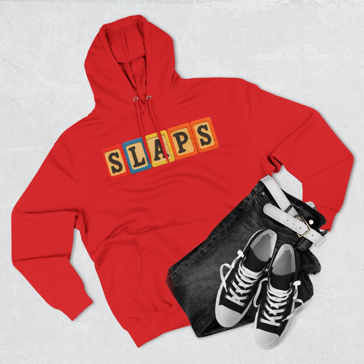 Blocked "SLAPS" Hoodie