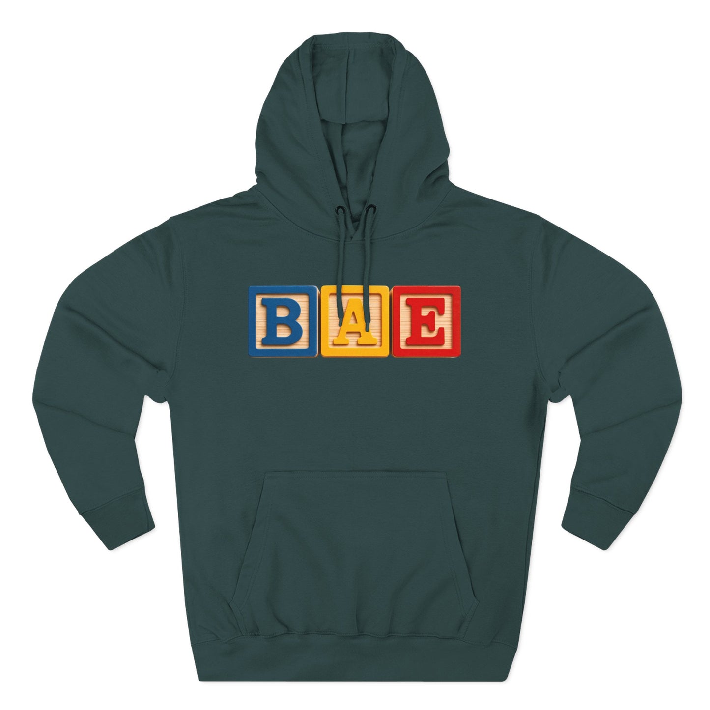 Blocked "BAE" Hoodie