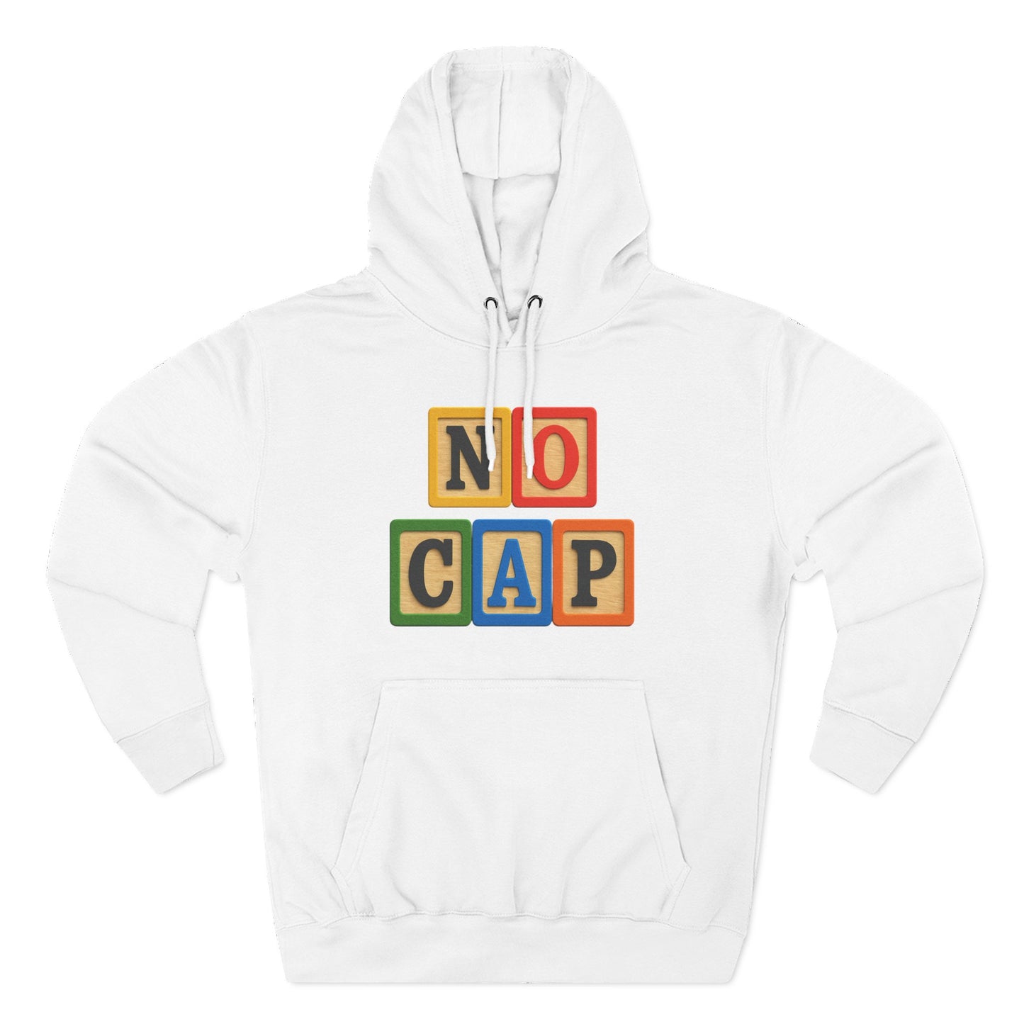 Blocked "No Cap" Hoodie
