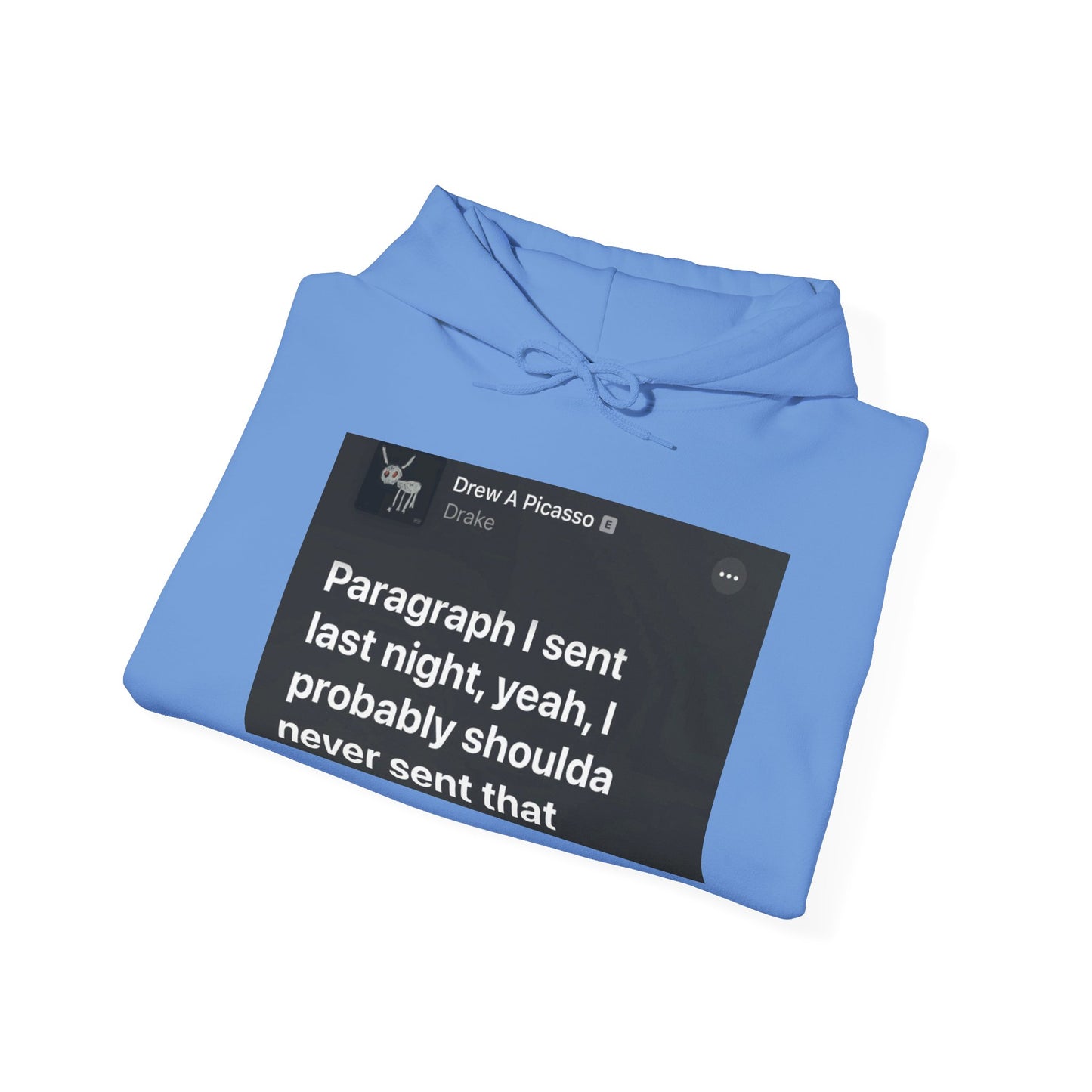 Blocked "Paragraph" Hoodie