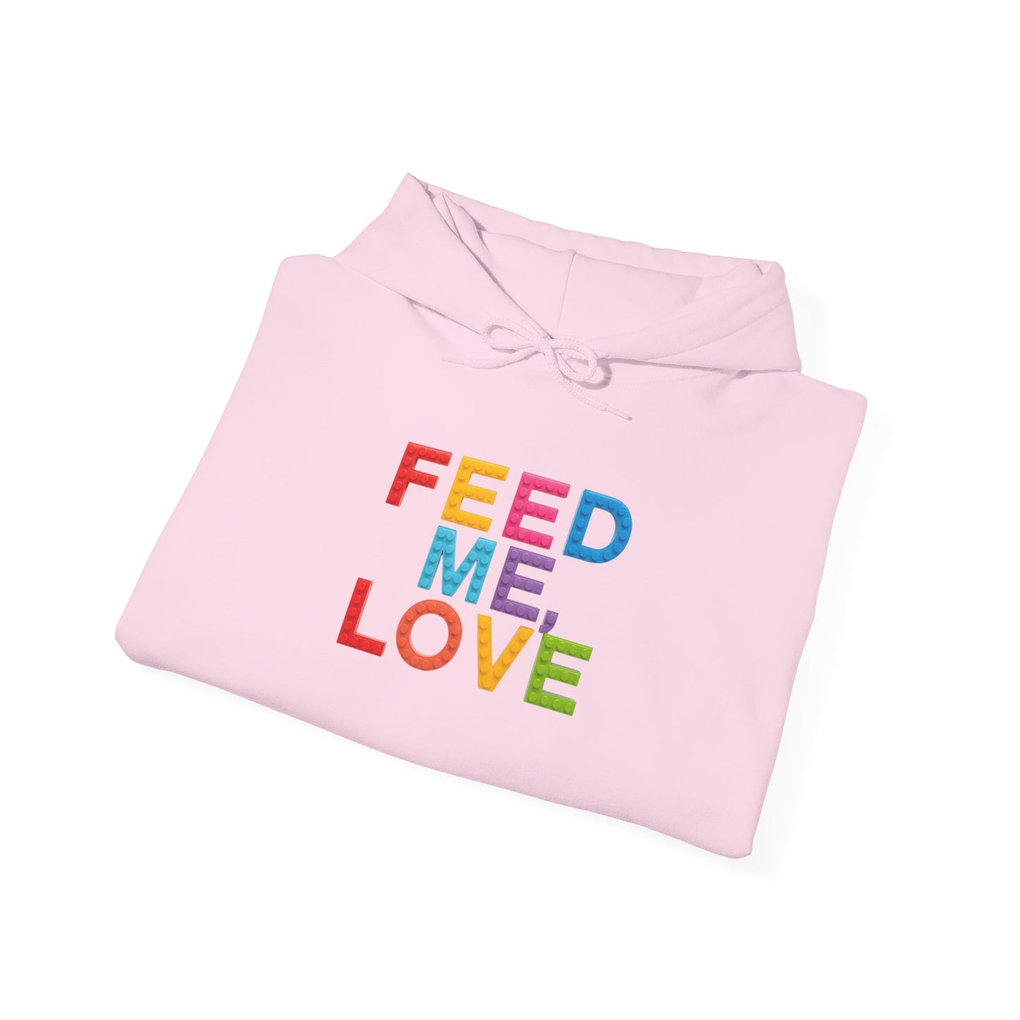 Blocked "Feed Me, Love" Hoodie