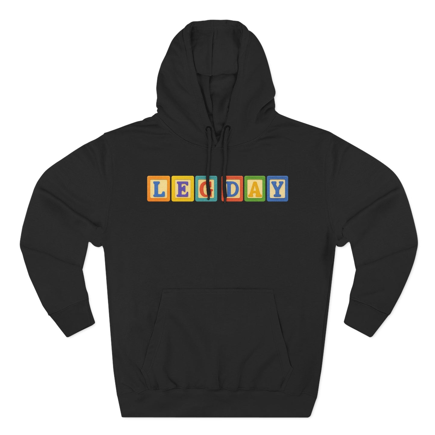 Blocked "Leg Day" Hoodie