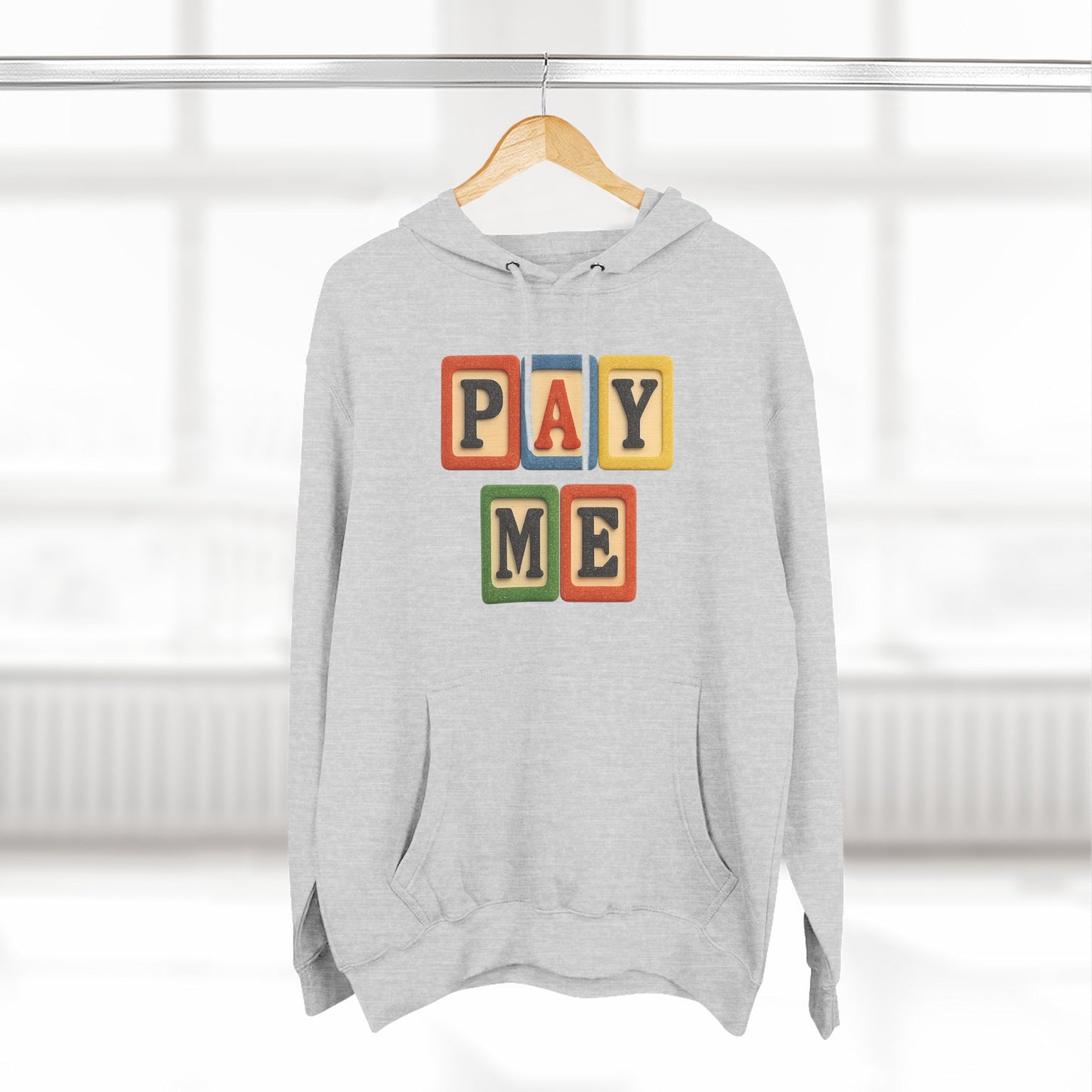 Blocked "Pay Me" Hoodie