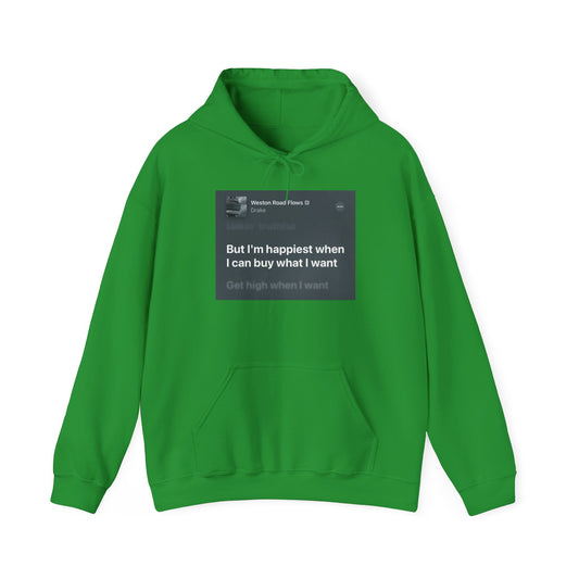Blocked "Happiest" Hoodie