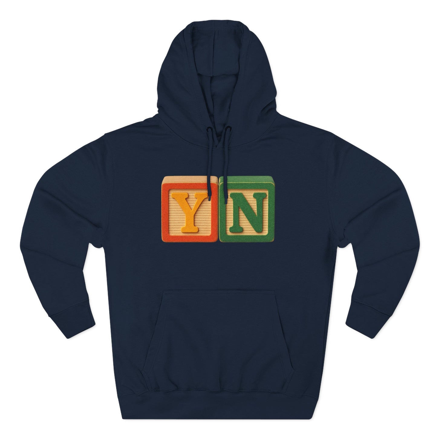 Blocked "YN" Hoodie