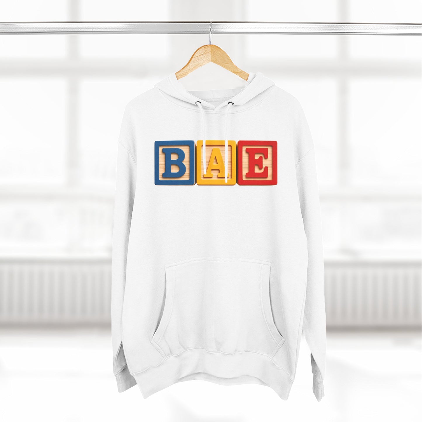 Blocked "BAE" Hoodie