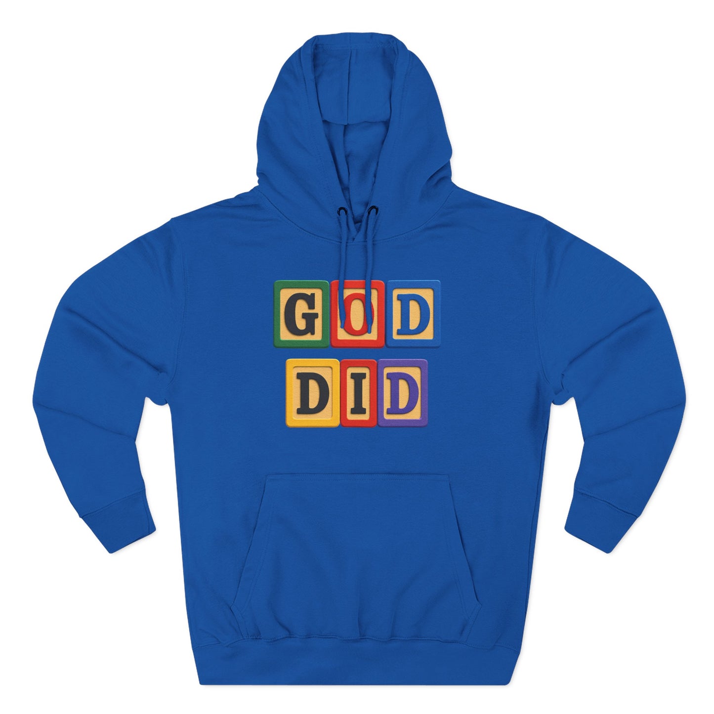 Blocked "God Did" Hoodie