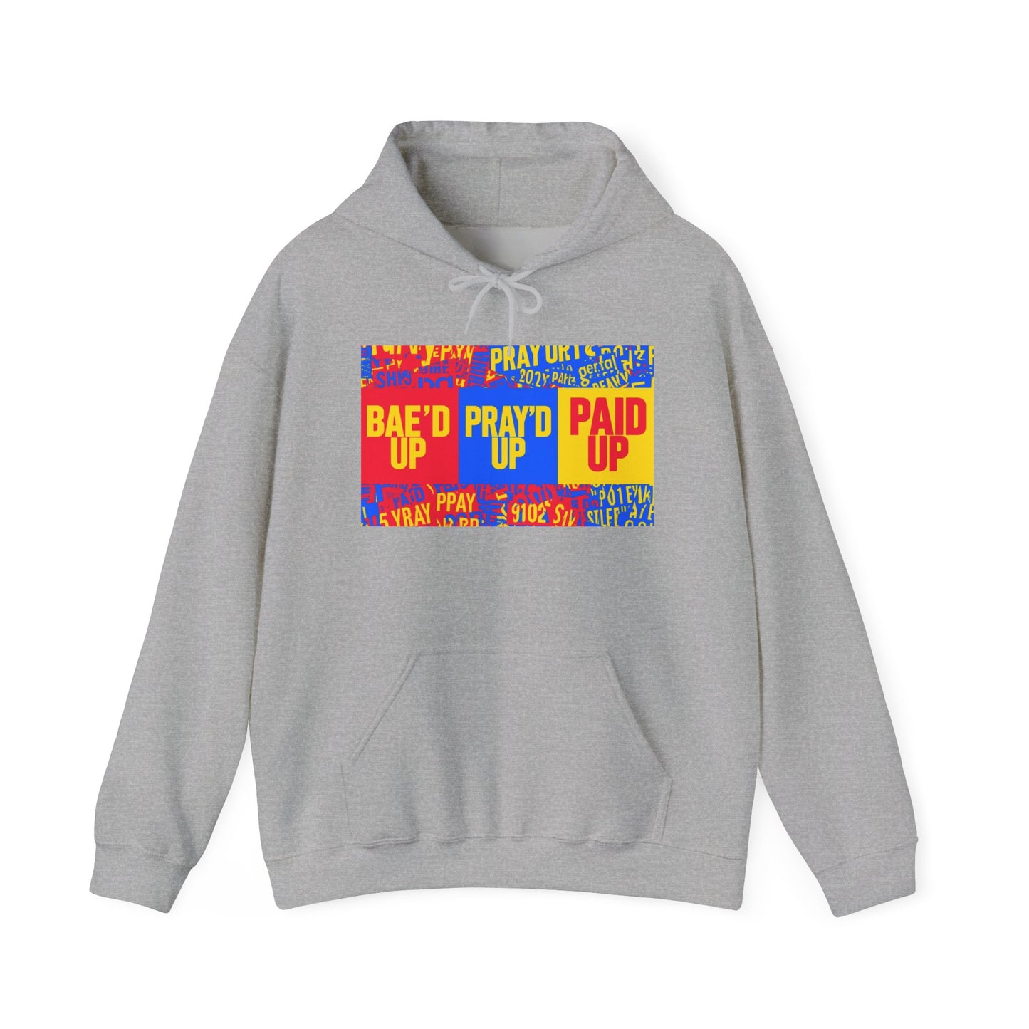 Blocked "Bae'd Up" Hoodie