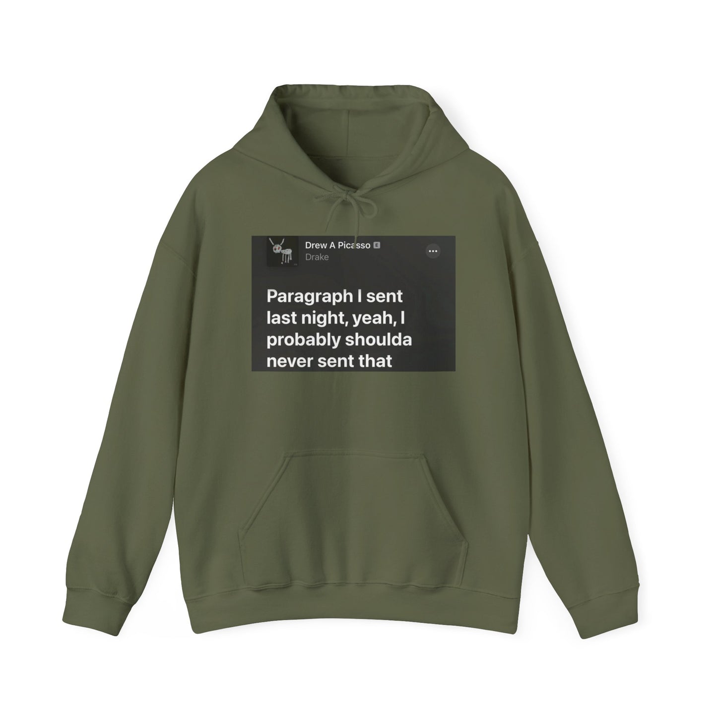Blocked "Paragraph" Hoodie