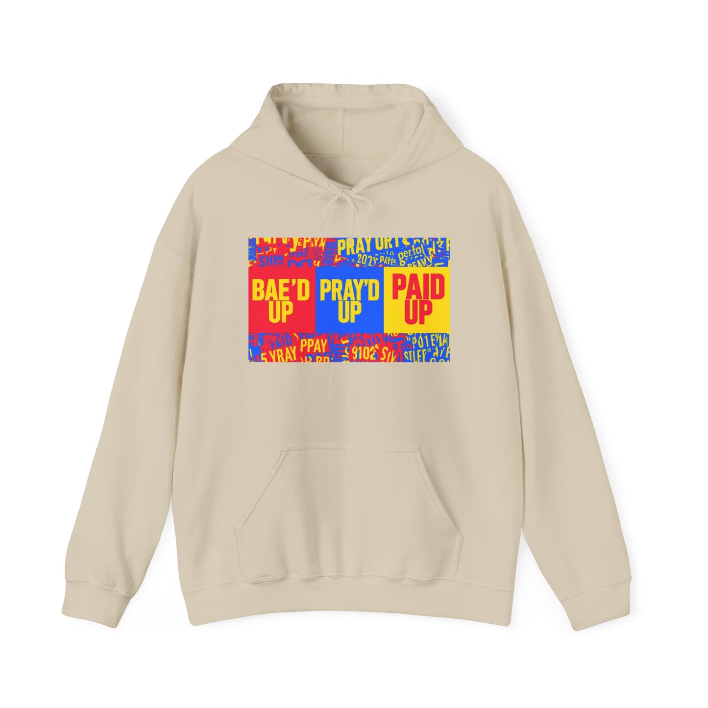 Blocked "Bae'd Up" Hoodie