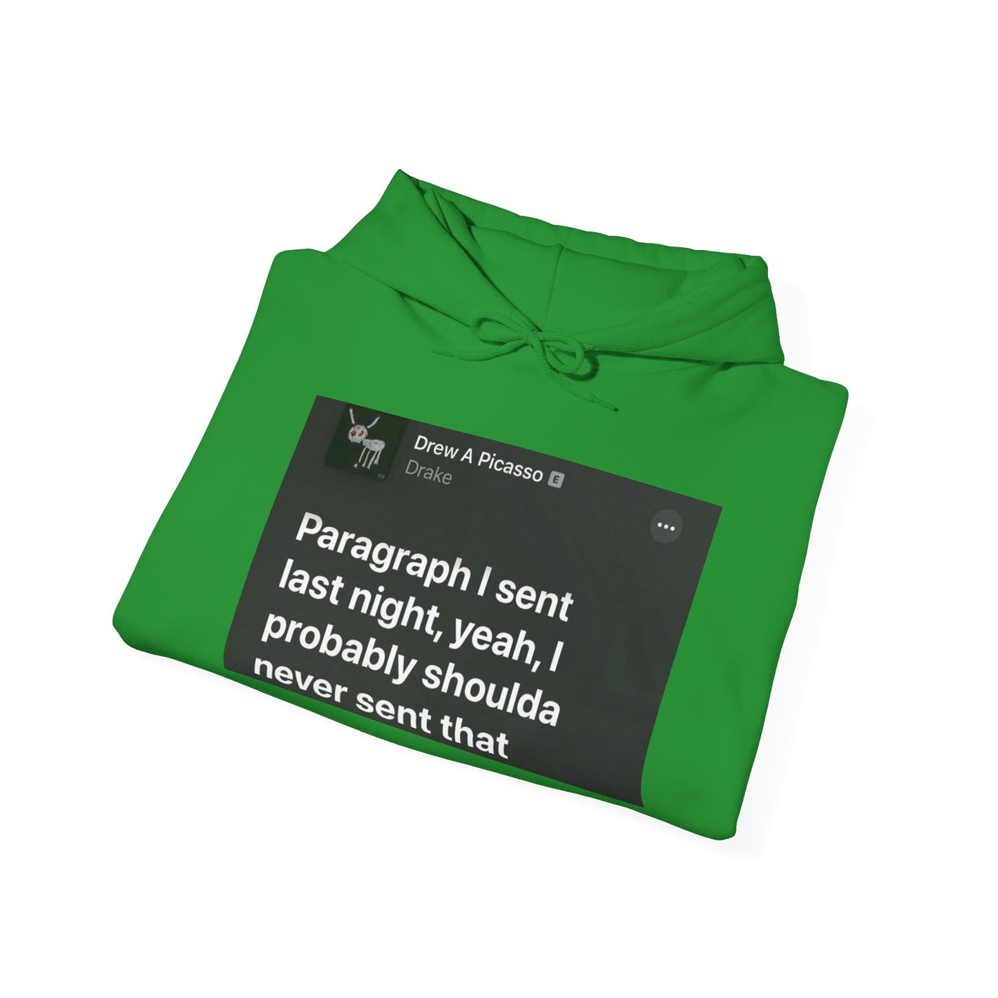 Blocked "Paragraph" Hoodie