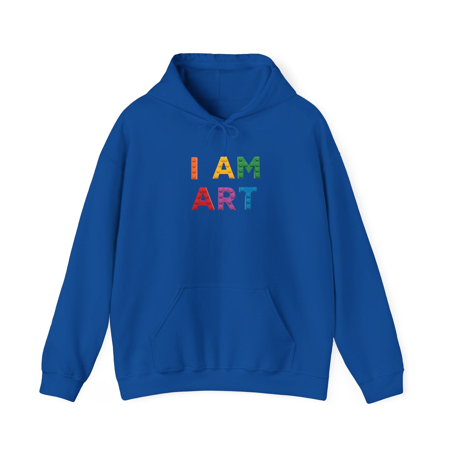 Blocked "I am Art" Hoodie