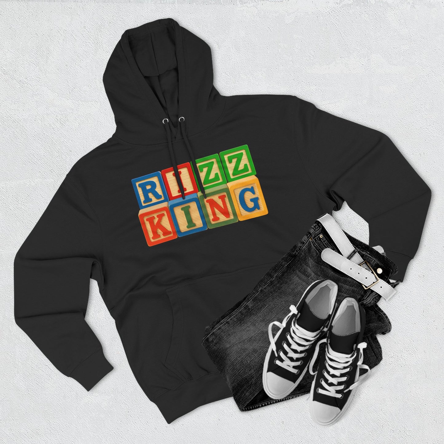 Blocked "Rizz King" Hoodie