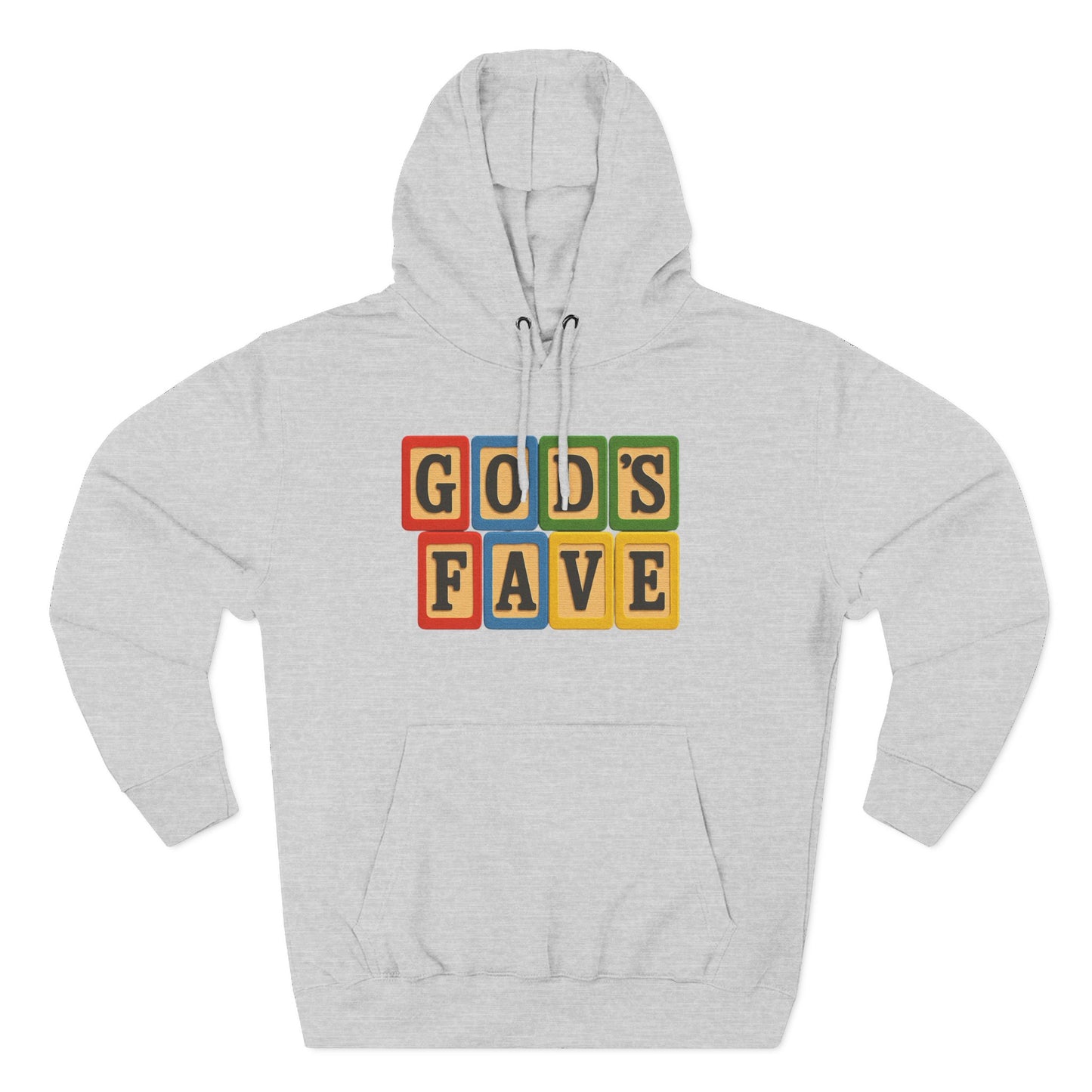 Blocked "God's Fave" Hoodie